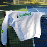 Women´s "Hot Girls Play Tennis" Crew Sweater