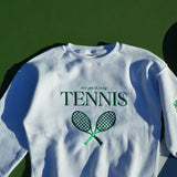 Women´s "Hot Girls Play Tennis" Crew Sweater