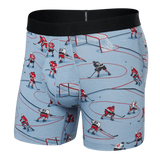 Men´s SAXX Droptemp Cooling Cotton Boxer Brief - Hockey Heroes - DUSBLU